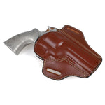 Colt Python 357 Mag 4.25 inch Leather Open Top Belt Holster | PUSAT