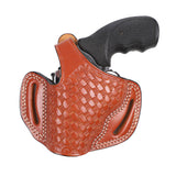 EAA Windicator 38SPL-357MAG | Leather Basket Weave Belt Holster 2 inch  | Pusat Holster