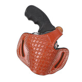 EAA Windicator 38SPL-357MAG | Leather Basket Weave Belt Holster 2 inch  | Pusat Holster