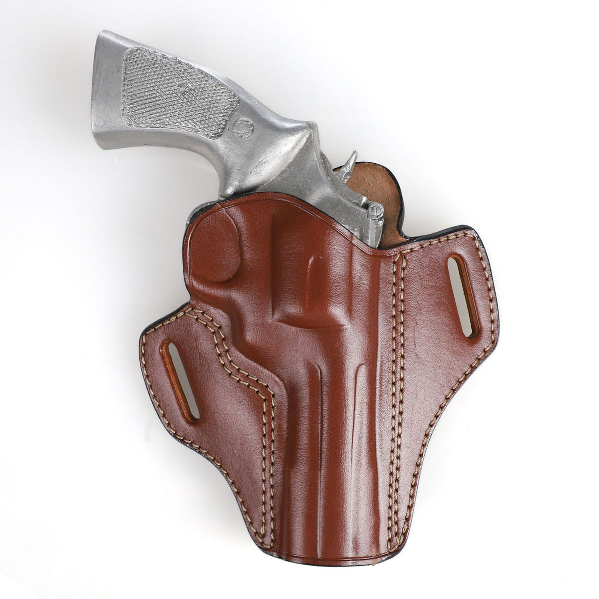 Smith Wesson 686 L Frame 6 Shot Leather Open Top Holster 4