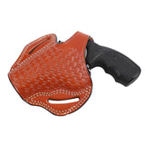 Taurus Model 66 | Leather Basket Weave Belt Holster 2.5 inch | Pusat Holster |