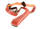 CZ 1911 Leather Vertical Shoulder Basket Weave Holster - Pusat Holster