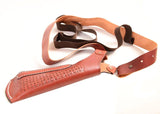 CZ 1911 Leather Vertical Shoulder Basket Weave Holster - Pusat Holster