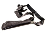 CZ 1911 Leather Vertical Shoulder Basket Weave Holster - Pusat Holster