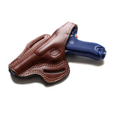 Luger P08 Parabellum Premium Leather OWB Holster - Pusat Holster
