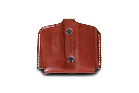 Magazine Double Open Top Leather Pouch Case - Pusat Holster