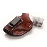 Ruger LCR 9MM, 38 SPL, 22LR-WMR, 327, 357 MAG Revolver Leather IWB 1.87 inch Holster - Pusat Holster