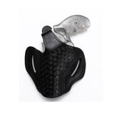 Smith Wesson Model 60 Leather OWB 3 BBL Basket Weave Holster - Pusat Holster