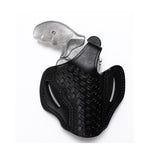 Smith Wesson Model 60 Leather OWB 3 BBL Basket Weave Holster - Pusat Holster