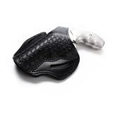 Smith Wesson Model 60 Leather OWB 3 BBL Basket Weave Holster - Pusat Holster
