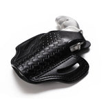 Smith Wesson Model 60 Leather OWB 3 BBL Basket Weave Holster - Pusat Holster