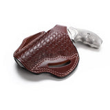 Smith Wesson Model 60 Leather OWB 3 BBL Basket Weave Holster - Pusat Holster