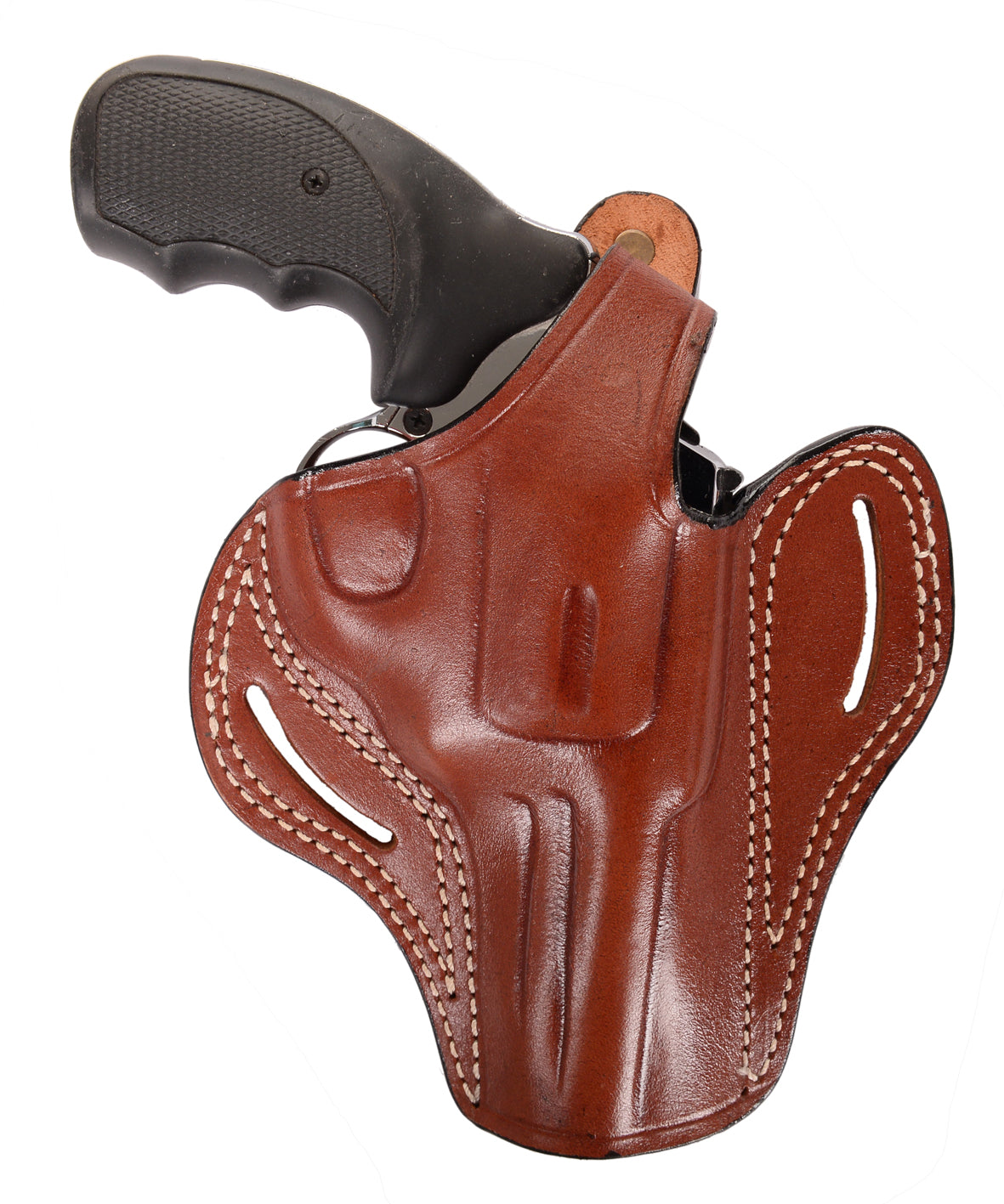 thumbnail image 2 of Premium Leather Thumb Break Holster For Charter Arms Target Bulldog 44 SPL 2 of 13