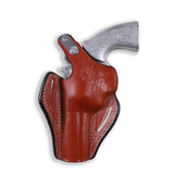 Solid brass snap and 304 steel hardware on Colt Python 4 inch holster. Rust-proof thumb break safety by Pusat Holster
