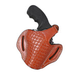 Pusat Holster Colt King Cobra Leather Basket Weave Belt Holster 2.5 inch - Pusat Holster