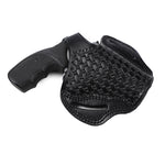 Pusat Holster Colt King Cobra Leather Basket Weave Belt Holster 2.5 inch - Pusat Holster