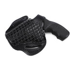 Pusat Holster Colt King Cobra Leather Basket Weave Belt Holster 2.5 inch - Pusat Holster