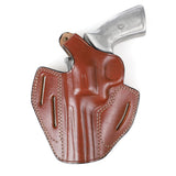 Ruger GP100 4.20 3-Slot Leather Holster Available in Right and Left Hand Draw - Pusat Holster