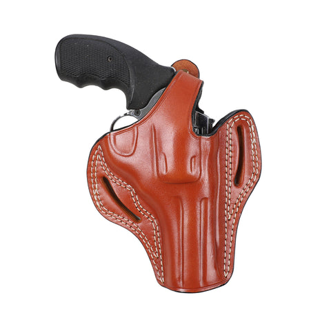 Pusat Holster Rossi RM64 357 MAG Revolver Leather Belt Holster 4 inch