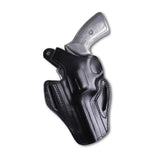 Pusat Holster Premium Black Leather OWB Holster for Ruger GP100 4.2-Inch 6 and 7 Shot