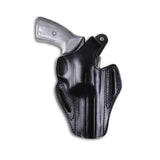 Custom Fit Leather OWB Holster for Ruger GP100 4.2-Inch with Genuine Brass Snap Closure