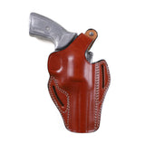 Pusat Holster Premium Brown Leather OWB Holster for Ruger GP100 4.2-Inch 6 and 7 Shot