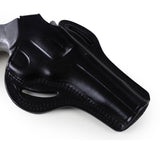 Custom Fit Leather OWB Holster for Ruger GP100 5-Inch with Genuine Brass Snap Closure