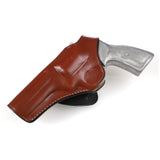 Hand-Molded Ruger GP100 4.20 Leather Holster for 6 and 7 Shot Models - Premium Vegetable-Tanned Finish