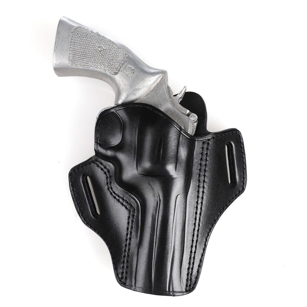 Smith Wesson 586 L Frame 6 Shot Leather Open Top Holster 4 inch Pusat