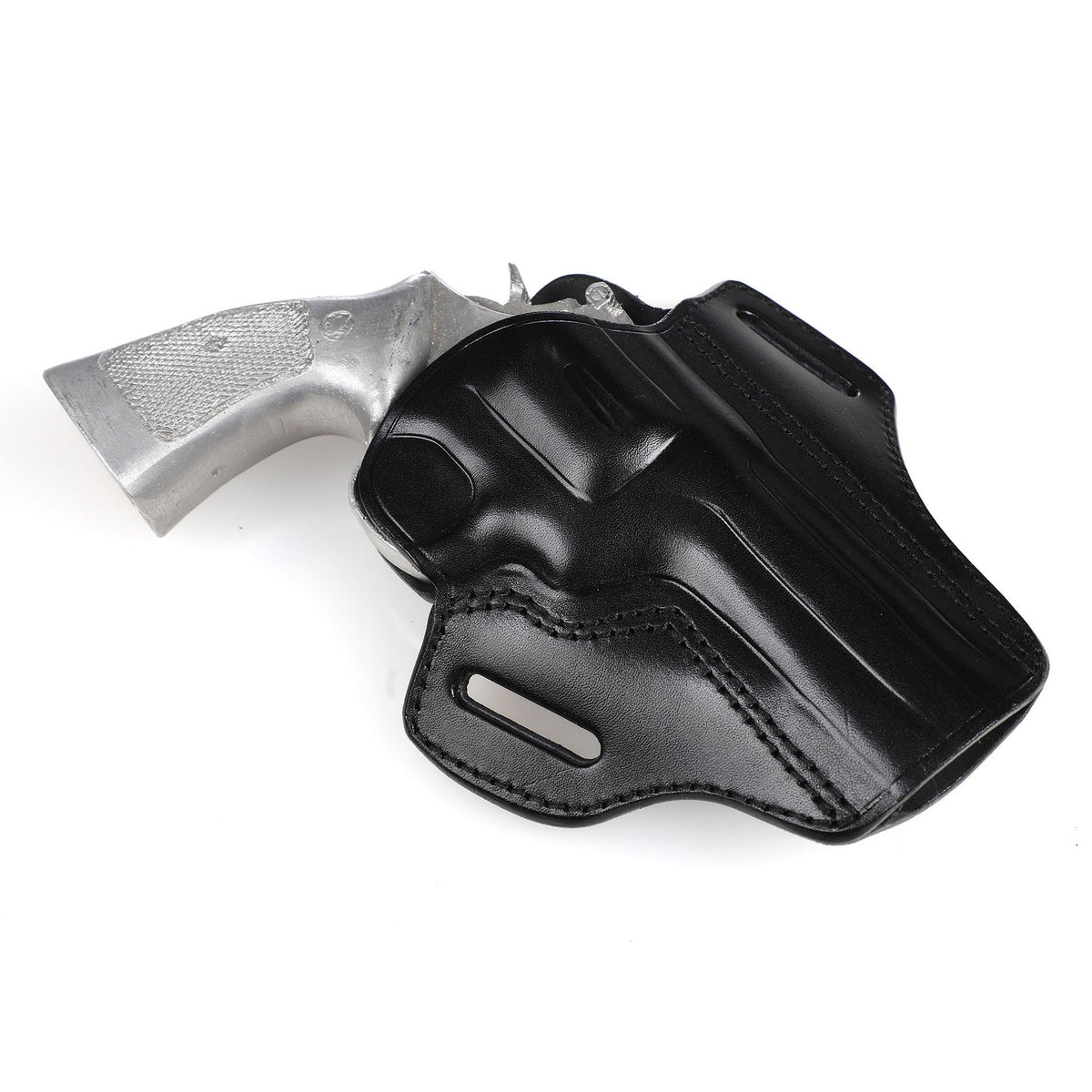 S&W 586 L Frame | Leather Open Top Holster | Pusat Holster