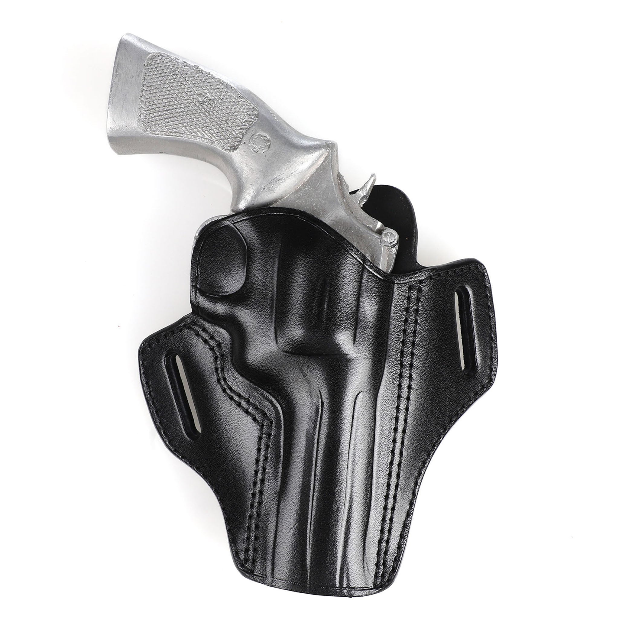 Smith Wesson 686 L Frame 6 Shot Leather Open Top Holster 4