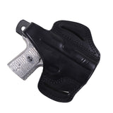 Hand-Molded Full-Grain Leather Holster with 2-Inch 5cm Belt Loops for S&W CSX - Pusat Holster