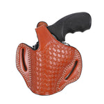 Taurus Model 66 | Leather Basket Weave Belt Holster 2.5 inch | Pusat Holster |