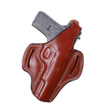 Pusat Holster Brown Leather OWB Thumb Break Holster for Tokarev TT-33 7.62x25mm