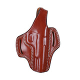 Pusat Holster Brown Leather OWB Thumb Break Holster for Tokarev TT-33 7.62x25mm Right Hand
