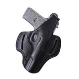 Pusat Holster Black Leather OWB Thumb Break Holster for Tokarev TT-33 7.62x25mm
