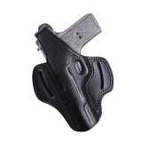 Pusat Holster Black Leather OWB Thumb Break Holster for Tokarev TT-33 7.62x25mm Left Hand