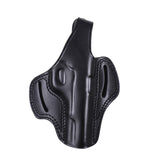 Pusat Holster Black Leather OWB Thumb Break Holster for Tokarev TT-33 7.62x25mm Right Hand