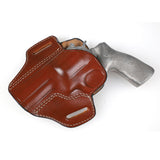 Hand-Molded Premium Vegetable-Tanned Leather Holster for Ruger GP100 3 Inch - Double-Stitched Durability