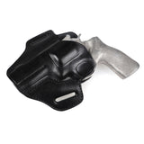 Hand-Molded Premium Vegetable-Tanned Leather Holster for Ruger GP100 3 Inch - Double-Stitched Durability