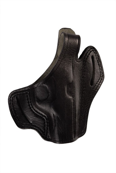 Leather Thumb Break Holster For Beretta Cheetah 84F 85F 85FS - Right Hand Tan/Black