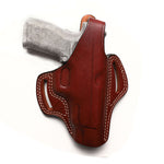 Springfield XD 40 SW, 9MM, 45 ACP Tactical 5 inch Series Leather OWB Holster - Pusat Holster